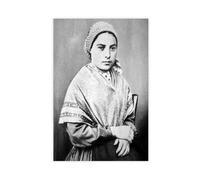 Saint Bernadette Portrait Poster Bedroom Canvas Decor Print Wall Art Office Room Aesthetic Decor Gift Unframe 12x18inch(30x45cm)