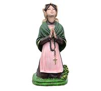 Saint Bernadette statue cm 25 in resin suitable for indoor and outdoor use handmade