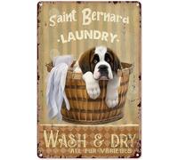 Saint Bernard 1000 Pieces Wooden Jigsaw Puzzles for Adults- Wash & Dry All Fur Varieties Laundry Room Suitable for All Puzzle Toy Enthusiasts, Educational Educational Art Collectibles