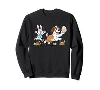 Saint Bernard Bunny Easter Egg Kids Mens Womens Easter Day Sweatshirt