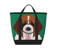 Saint Bernard Dog,Lunch Bags Large Capacity Insulated Tote Bag For Women Men Work Picnic Travel