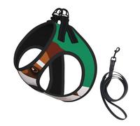 Saint Bernard Dog,Pet Harness,Adjustable Reflective Dog Harness,Pet Leash Vest,S