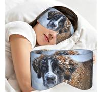 Saint Bernard Dog, Sleep Mask for Home Travel, Full Eye Covers Light Blocking Eye Mask Sleep Eye and Ear Muffs
