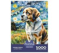 Saint Bernard Jigsaw Puzzle 1000 Pieces Challenging Adults Teens Relax Decorative Hobby Poster 70x50cm/1000pcs