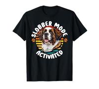 Saint Bernard Mom Owner Drool Slobber St Bernard Dog Dad T-Shirt