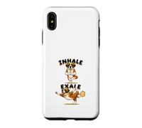 Saint Bernard practicing yoga inhale - exale DIGOR funny Case for iPhone XS Max