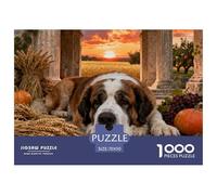 Saint Bernard1000 Piece Puzzle Puzzle Cute Dogs Puzzle Gift for Adults And Children 70x50cm/1000pcs