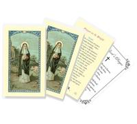 Saint Brigid Prayer Card - Laminated Made in Italy St Brigid Prayer Card, The Lord's Prayer - Saint Brigid Holy Card for Daily Devotion, Reflection, Prayers - St Brigid of Ireland Themed Set - 4 Items