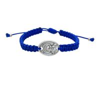 Saint Carlo Acutis Bracelet with Center Medal | Adjustable Cord | Patron Saint of the Internet & Youth | Great Catholic Gift for Confirmation, One Size, Metal, no gemstone
