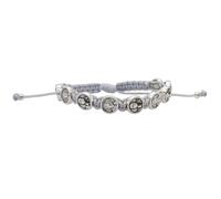 Saint Carlo Acutis Bracelet with Ten Metal Beads | Adjustable Cord | Beads Double as Decade Rosary | Great Catholic Gift for Confirmation, One Size, Metal, no gemstone