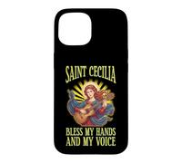 SAINT CECILIA BLESS MY HANDS AND MY VOICE Case for iPhone 15