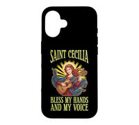 SAINT CECILIA BLESS MY HANDS AND MY VOICE Case for iPhone 16