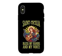 SAINT CECILIA BLESS MY HANDS AND MY VOICE Case for iPhone X/XS