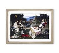 Saint Cecilia by John William Waterhouse Framed Print | A2 Oak Framed Wall Art | Ready to Hang | Modern Nature Picture | Living Room Bedroom Lounge Office