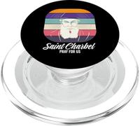 Saint Charbel Makhlouf Maronite Monk and Priest Catholic PopSockets PopGrip for MagSafe