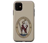 Saint Christopher Bearer of Christ Medal Case for iPhone 11