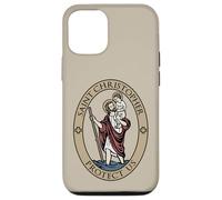 Saint Christopher Bearer of Christ Medal Case for iPhone 12/12 Pro