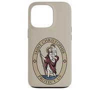 Saint Christopher Bearer of Christ Medal Case for iPhone 13 Pro