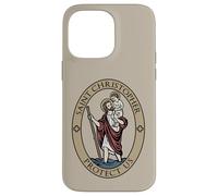 Saint Christopher Bearer of Christ Medal Case for iPhone 14 Pro Max