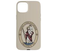 Saint Christopher Bearer of Christ Medal Case for iPhone 15 Plus