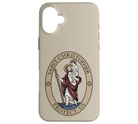 Saint Christopher Bearer of Christ Medal Case for iPhone 16 Plus