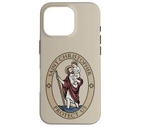 Saint Christopher Bearer of Christ Medal Case for iPhone 16 Pro