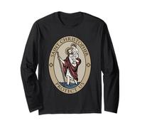 Saint Christopher Bearer of Christ Medal Long Sleeve T-Shirt