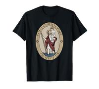 Saint Christopher Bearer of Christ Medal T-Shirt