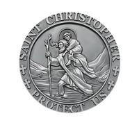 Saint Christopher Protect Us Metal Tin Sign