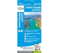 Saint-Claude / Lac de Vouglans / PNR du Haut-Jura (3327OT): 1:25000 (TOP 25)