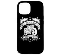Saint Columbanus Patron of Motorcyclists Vintage Motorcycles Case for iPhone 15