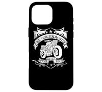 Saint Columbanus Patron of Motorcyclists Vintage Motorcycles Case for iPhone 16 Pro Max