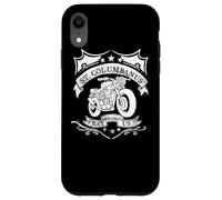 Saint Columbanus Patron of Motorcyclists Vintage Motorcycles Case for iPhone XR