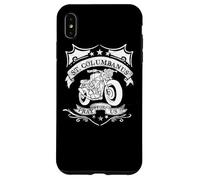 Saint Columbanus Patron of Motorcyclists Vintage Motorcycles Case for iPhone XS Max