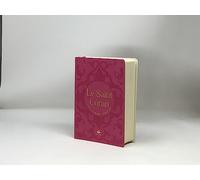 SAINT CORAN ARABE FRANçAIS P: Couverture daim rose