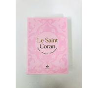 Saint Coran - Arabe franCais phonEtique - format moyen(13 x 17 cm) - rose clair: Couverture daim rose clair