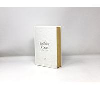 SAINT CORAN BILINGUE ARABE: Couverture daim blanc