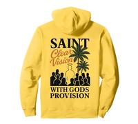 Saint Crowd Faith Clear Vision God’s Provision Bible Graphic Pullover Hoodie