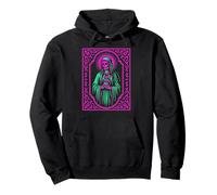Saint Death Santa Muerte Folk Prayer Design Pullover Hoodie