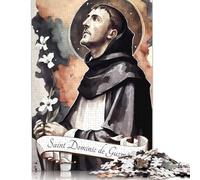 Saint Dominic De Guzman Puzzles 1000 Piece Jigsaws for Adults Learning Educational Toys Family Games Festival Birthday Gifts (75x50cm)