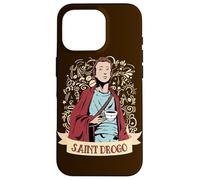 Saint Drogo Coffee Feast Day Catholic Patron Saint Deaf Case for iPhone 16 Pro