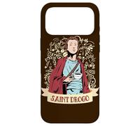 Saint Drogo Coffee Feast Day Catholic Patron Saint Deaf Case for iPhone 17 Pro Max