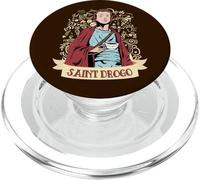 Saint Drogo Coffee Feast Day Catholic Patron Saint Deaf PopSockets PopGrip for MagSafe