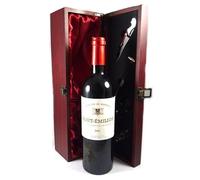 Saint Emilion 2011 Maison Sichel bottling (Red wine) in a wooden presentation box with four wine accessories, 1 x 750ml