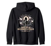 Saint Francis Instrument of Peace National Day 4th October Zip Hoodie