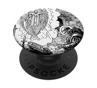 Saint Francis of Assisi Art Patron Vintage Catholic St Angel PopSockets Adhesive PopGrip