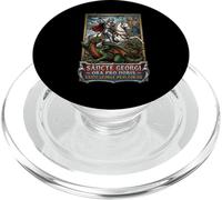 Saint George and the Dragon England Catholic PopSockets PopGrip for MagSafe