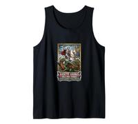 Saint George and The Dragon England Catholic Tank Top