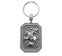 Saint George and the Dragon Keyring with Gift Pouch