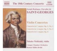 SAINT-GEORGE/NISHIZAKI/MULLER-BRUHL: VIOLIN CONCERTOS - CD